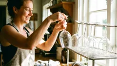 Glanz ohne Aufwand: So entfernen Sie Belag von Gläsern mit einfachen Hausmitteln